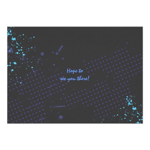 Guitar Musical Bar Bat Mitzvah Invitation Party