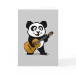 This adorable panda is playing a guitar. How cute is that? This original design makes a perfect gift for guitarists everywhere! Great for everone who loves cute pandas and guitars.