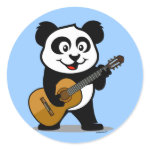 This adorable panda is playing a guitar. How cute is that? This original design makes a perfect gift for guitarists everywhere! Great for everone who loves cute pandas and guitars.