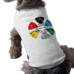 Guitar Pick Round Doggie T Shirt