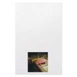 Guitar Pick Tucked in Strings Stationery