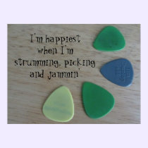 Guitar Picks, Strumming, Picking and Jammin' posters