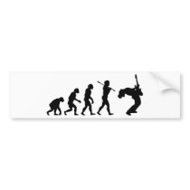 Guitar Player Bumper Sticker