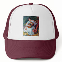 Guitar Player By Pierre-Auguste Renoir Trucker Hats