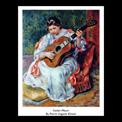 Guitar Player By Pierre-Auguste Renoir Print