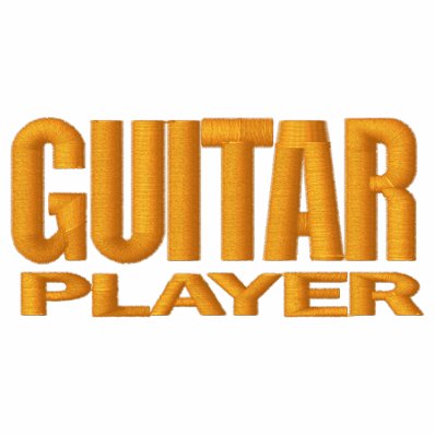 Guitar Player Embroidered Hoody