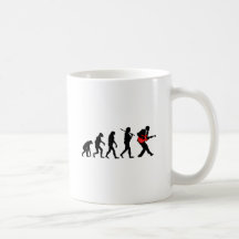 Guitar player evolution mug