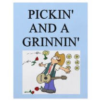 GUITAR player joke flyers