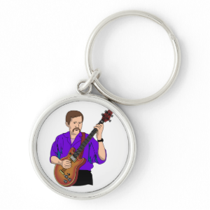 guitar player male semi hollow purple shirt.png key chain