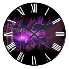 Guitar Player Music-lovers Wall Clock