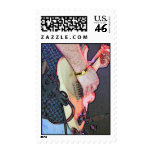 guitar player stamp