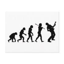 Guitar Player Postcard