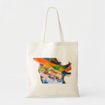 Guitar player,  psychadelic colors music design bags