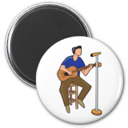 guitar player sitting abstract mic blue.png magnets