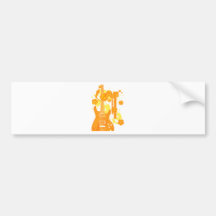 GUITAR-POP TUNES BUMPER STICKERS