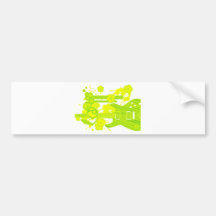 GUITAR-POP TUNES BUMPER STICKERS