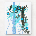 GUITAR-POP TUNES MOUSE PAD
