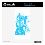 GUITAR-POP TUNES SKINS FOR THE iPhone 4S