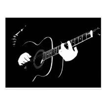 guitar post card