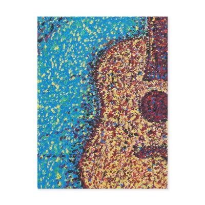 Guitar Post Card by Avramidisv