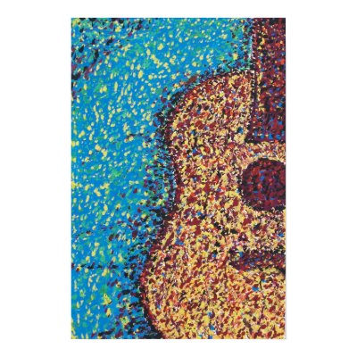 Guitar Print by Avramidisv