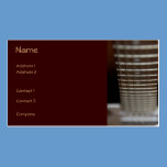 Guitar Profile Card business cards