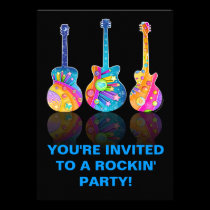 Guitar Reflections invitations