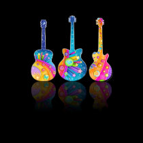 GUITAR REFLECTIONS POSTER posters