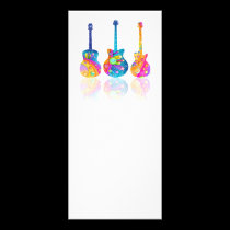 GUITAR REFLECTIONS Promotional RACK CARDS rack cards