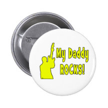 guitar rocks yellow holding up electric daddy rock buttons