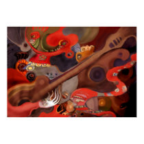 " Guitar Shaman" (First 2007 artwork) posters by Alejandro " Guitar Shaman" (First 2007 artwork) posters