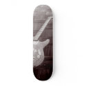 guitar skate board skateboards