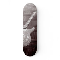 guitar skate board skateboards