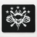 Guitar Skull Black mousepads