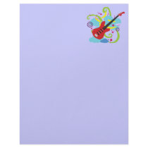 Guitar Solo Dream Personalized Letterhead