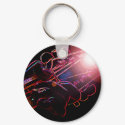 Guitar Star Keychain