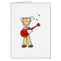 Guitar Stick Figure Card Card