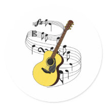 Guitar stickers