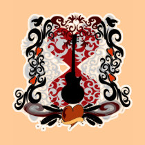 Guitar Tattoo t-shirts