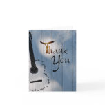 Guitar Thank You Note Card