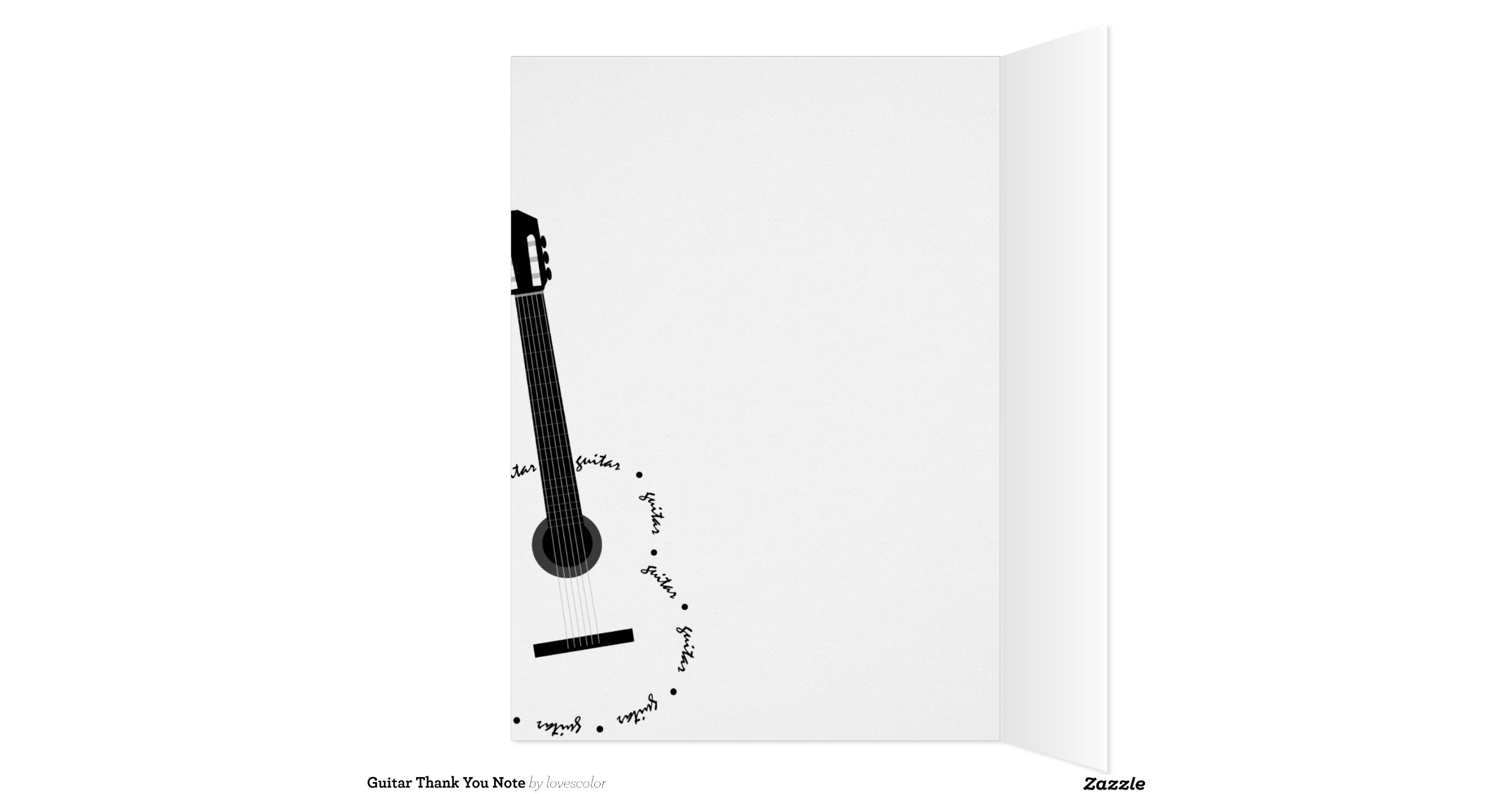 thank you letter guitar guitar thank you note stationery note card thank you letter guitar guitar thank you note stationery note card