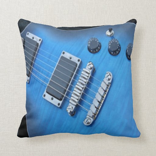 guitar throw pillows Zazzle