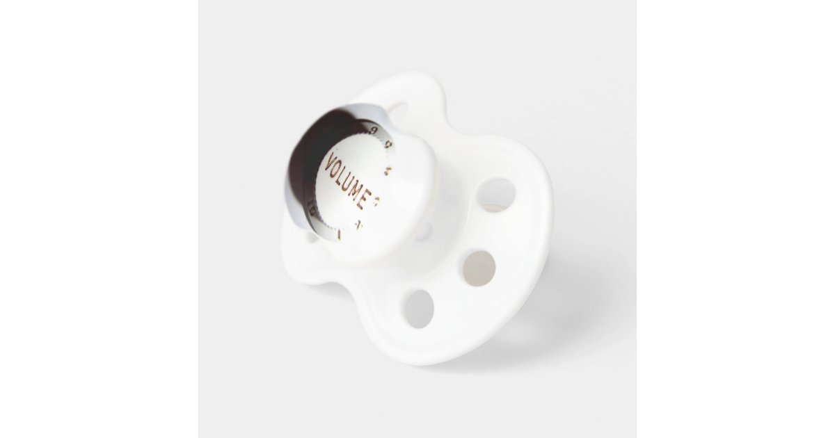 Guitar Volume Knob Pacifier Zazzle