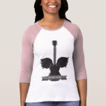 Guitar Wings Ladies Raglan Shirt