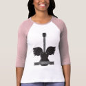 Guitar Wings Ladies Raglan t-shirts by templates Guitar Wings Ladies Raglan t-shirts