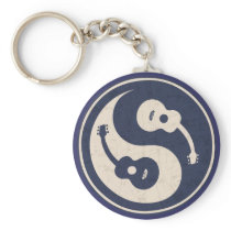 Guitar Yang -blue Keychains