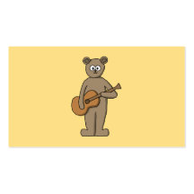 Guitarist. Business Card Template