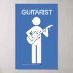Guitarist-color Poster
