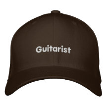 Guitarist Embroidered Hats