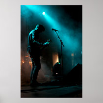 guitarist in spotlight posters